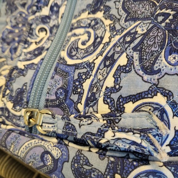 Waverly Crossbody Shoulder Bag in Floral Blue Print - Picture 6 of 15